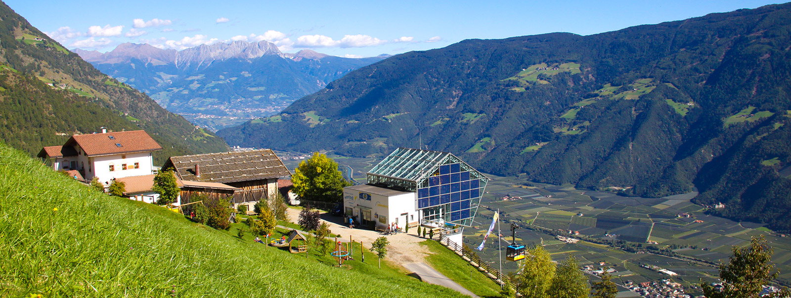 Bergstation Seilbahn Unterstell